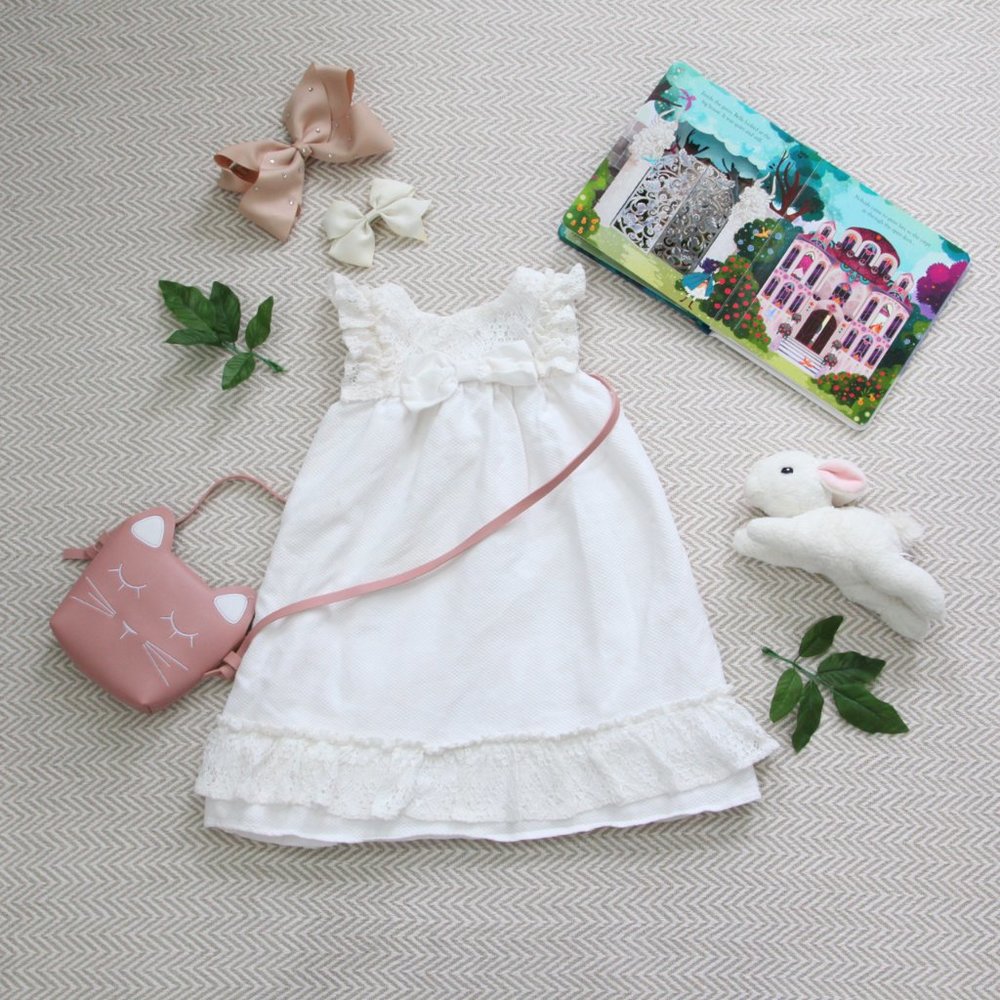 White Lace Cynthia Rowley Girls Dress